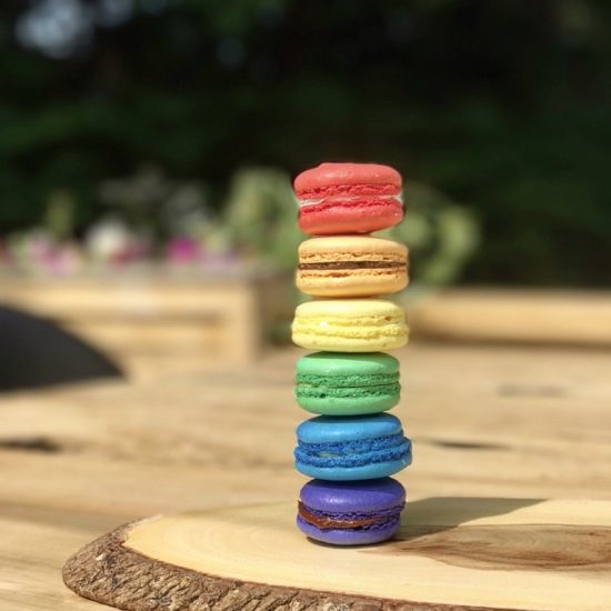 Rainbow of Macarons