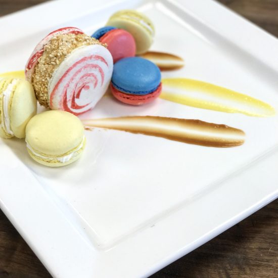 Ice Cream Sandwich with Macarons