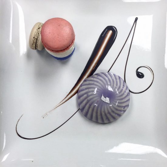 Dessert Plate from Above