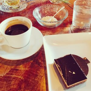 Coffee and dessert at The Gallery Pastry Shop
